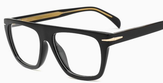 Carson Black & Gold 7096 Ophthalmic Frame