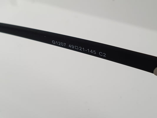 Gravity black bridge draft Ophthalmic Frame