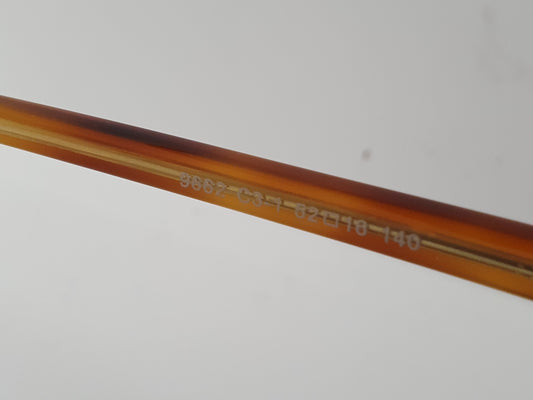 Gravity light beige orange draft Ophthalmic Frame