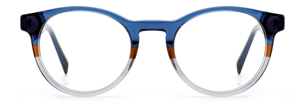 Carson Blue & Clear 1980 Ophthalmic Frame