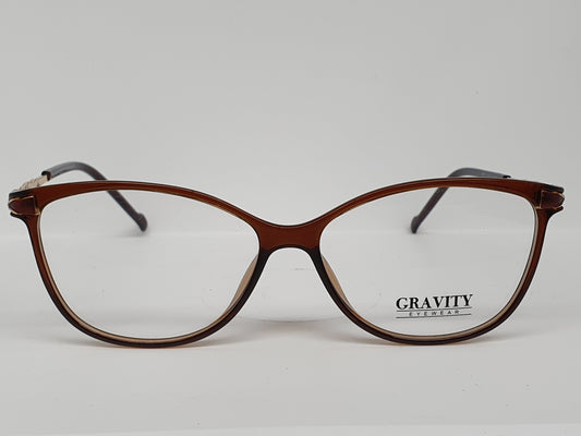 Gravity brown draft Ophthalmic Frame