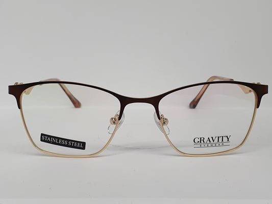 Gravity metal gold 3566 Ophthalmic Frame